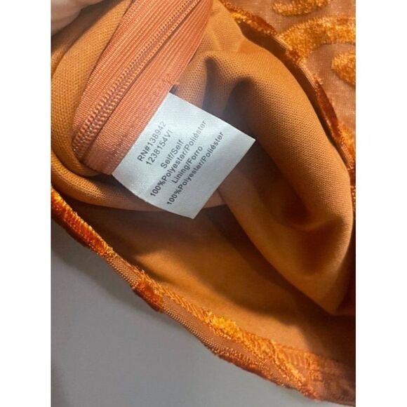 New On Twelfth Velour Long Sleeve Crop Top Small - Picture 10 of 12